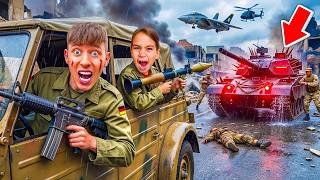KLEINER JUNGE lebt 1 TAG als SOLDAT!😱