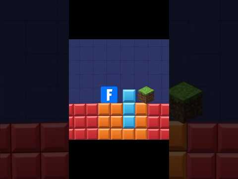 block blast vs minecraft fortnite #edit #minecraft