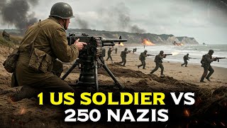 The day a single US soldier DEFEATED 250 NAZIS in France