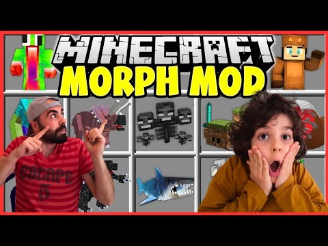 Minecraft Morph Mod ile Ejderha'yı Yendik ! minecraft mod !