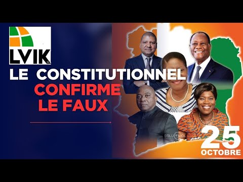 🔴 DIRECT: LE CONSTITUTIONNEL VALIDE LA CANDIDATURE DE OUATTARA ET REJETTE CELLE DES OPPOSANTS