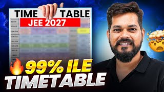 Topper's Time Table : Best Daily Routine to Crack JEE 2027 🔥 | Class 11 Strategy | PhysicsWallah