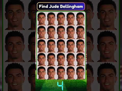 Find Cristiano Ronaldo , Jude Bellingham & Kylian Mbappé ? #quiz #football #ronaldo
