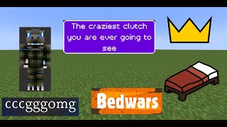 I got the craziest game in bedwars!