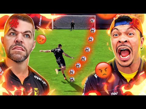 SHOW DE RAGE NO DESAFIO MAIS IRRITANTE DA HISTORIA DO CANAL 😡⚽️
