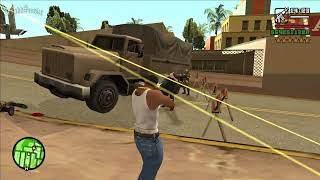 GTA San Andreas | 6 Star Wanted Level 'GOD MODE' Rampage! [GAMEPLAY]