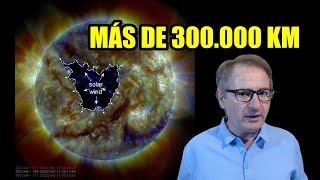 Se abre un AGUJERO CORONAL en el SOL se acerca la INVERSIÓN de los POLOS MAGNÉTICOS SOLARES
