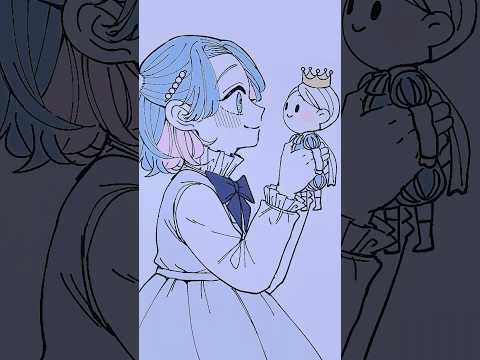 魔物化されたシンデレラと2人の魔女 #shorts #創作 #comics #漫画動画 #シンデレラシンドローム