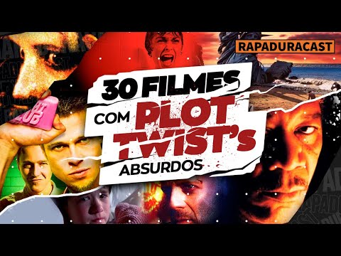 🤯  EP. 868 | 30 FILMES COM PLOT TWISTS ABSURDOS!! | RapaduraCast