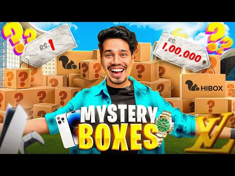 RS 1 VS RS 1,00,000 MYSTERY BOXES !! 🤑 30 LAKH +