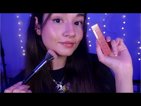 ASMR My Everyday Makeup (Mouth Sounds, Tapping, No Talking) *PURE TINGLES*