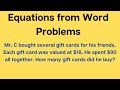 Solving Word Problems: From Setup to Solution