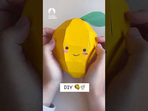 🥭🍨DIY Mango icecream#papercraft