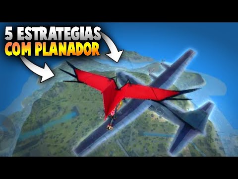 TOP 5 ESTRATÉGIAS COM O PLANADOR QUE VOCÊ NÃO VAI ACREDITAR! FREE-FIRE