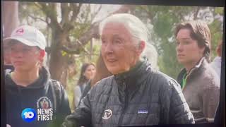 Jane Goodall In Adelaide 2024 at Cleland Wildlife Park featuring JGIA CEO, James Forbes