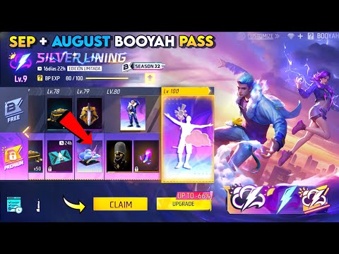 AUGUST BOOYAH PASS FREE FIRE 2025, SEPTEMBER BOOYAH PASS FREE FIRE, NEXT BOOYAH PASS, FF NEW EVENT
