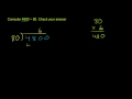 Division Techniques and Concepts