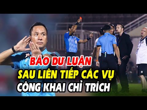 🔥Liên tiếp sai lầm, trọng tài bóng đá Việt Nam khiến dư luận dậy sóng