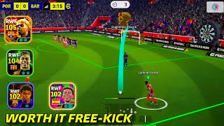 I TOOK A FREE-KICK BY WORST CARD OF LAMINE YAMAL 😮‍💨
