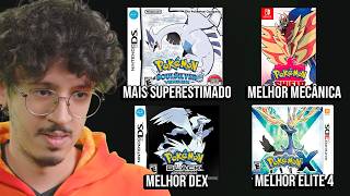 As PIORES Opiniões sobre JOGOS de Pokémon...