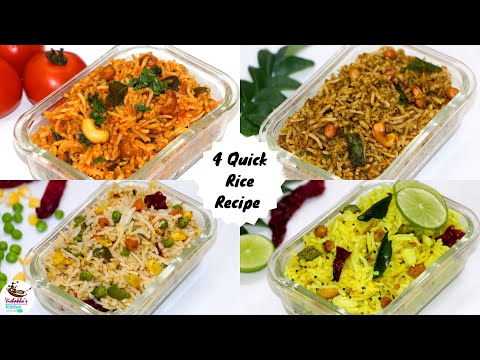 Must try this 4 Quick & Easy Rice recipes for lunch box