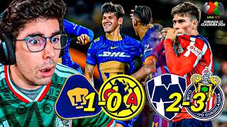 😱 ¡Minutos Finales de INFARTO! | Pumas 1-0 America · Rayados 2-3 Chivas | J12 CL2026
