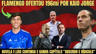 FLAMENGO OFERTOU 196mi POR KAIO JORGE,NOVELA F.LUIS CONTINUA E GANHA CAPÍTULO ABSURDO ERÍDICULO