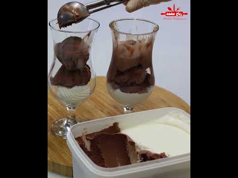 شوكولا مو في 5 دقائق فقط! 🍫✨ أسرع وأطيب حلى بارد كريمي وسهل في البيت 😍 مع رباح محمد