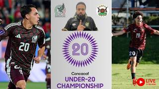 Mexico 🇲🇽 vs Antigua & Barbuda 🇦🇬 Live Watch Along | Concacaf U20 Championship Group B