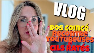 Mon dos bloqué 😅 + rencontre avec Prescilla 💕 & mon réhaussement de cils maison 👁✨