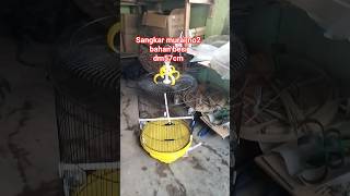 sangkar kandang burung murai besi no2 diameter 57cm murah komplit #sangkar #kicaumania