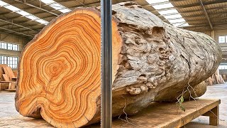 Let's See What this Carpenter Will Do with The Giant Tree Trunk // Amazing Ideas With Giant Tree