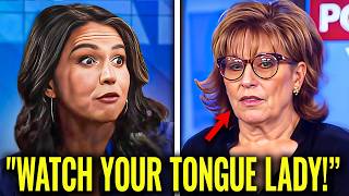 Joy Behar SHUT DOWN  by Tulsi Gabbard For SMEARING Her NAME Live on The View