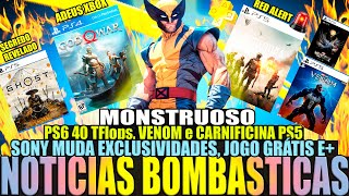 PS6 MONSTRUOSO! Sony MUDOU e vai Focar nos seus Exclusivos, Ghost of Yōtei, Jogos GRÁTIS e MAIS!