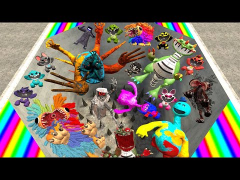 ☠️ SPIKES ALL POPPY PLAYTIME CHAPTER 4 CHARACTERS NIGHTMARE CRITTERS SPARTAN KICKING Gmod