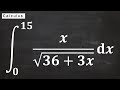 Definite Integrals and U-Substitution