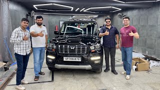 Mahindra Scorpio Classic In For Black PPF | Best Detailing Store In Delhi | Detailing Dungeon