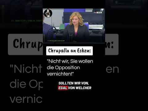 Chrupalla vs. Esken #politics #news #afd #deutsch #bundestag