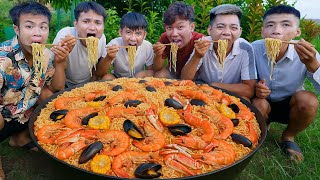 Hưng Troll | Thử Thách Người Cuối Cùng Ngừng Ăn Nồi Mì Cay Khổng Lồ Nhận 500$