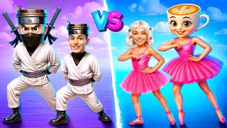 Adoptowali Mnie Ballerina Cappuccina & Assassino! Glow Up: Z Kujonki w Brainrot Popularny!