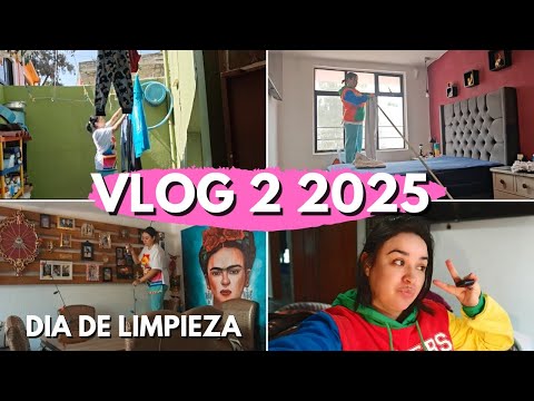 vlog 2 2025 Quitando todo lo de navidad y limpiando // Sara dice