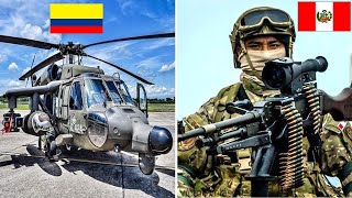 Perú vs Colombia en Armamento Militar.