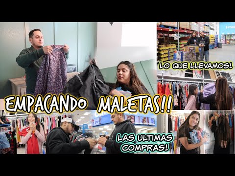 ya mero Nos vamos a MEXICO‼️🇲🇽 Haciendo nuestra Primera Maleta + ultimas compras para Nuestro viaje