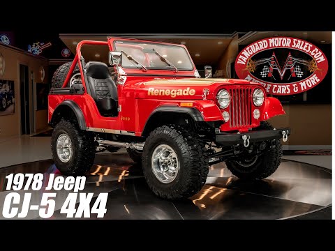 1978 Jeep CJ 5 For Sale Vanguard Motor Sales #6572