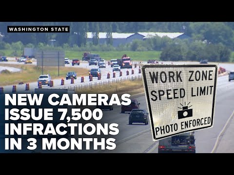 YouTube video thumbnail: Washington's Work Zone Speed Camera Program Issues Over 7,500 Infractions in 90 Days