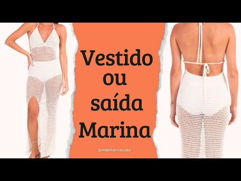 PARTE 1 - Vestido ou Saída de praia Marina