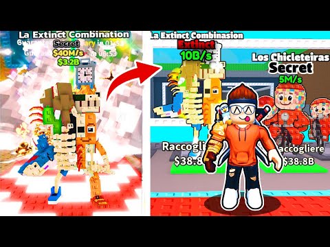 Ho sbloccato TUTTI I NUOVI BRAINROT SEGRETI ESTINTI su ROBLOX STEAL A BRAINROT!!