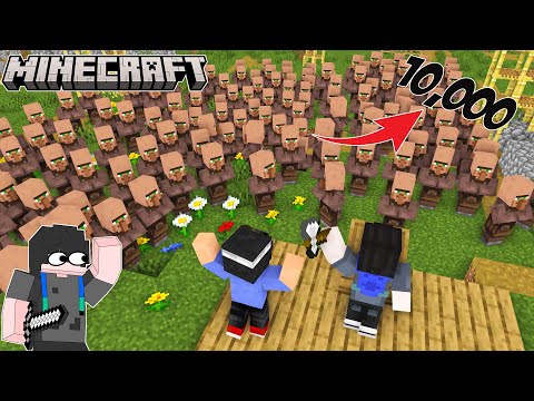 NAG HIRE AKO NG 10,000 VILLAGERS.? | Minecraft JAVA