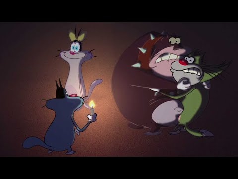 हिंदी Oggy and the Cockroaches 😱 अंधेरे का डर Hindi Cartoons for Kids