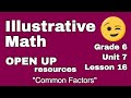 Common Factors and Basic Operations